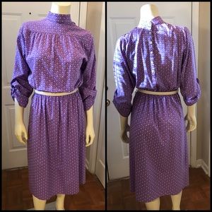 Light Purple Patterned Dress (belt not included)